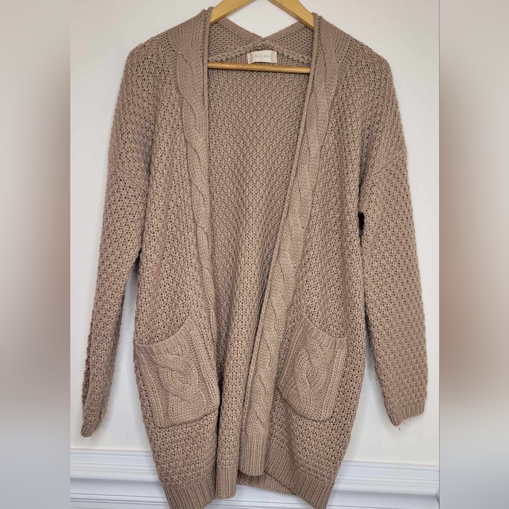 Altart State Women's Cable Knit Cardigan Sweater